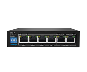 AI106BT 6-Port 100Mbps BT PoE Switch